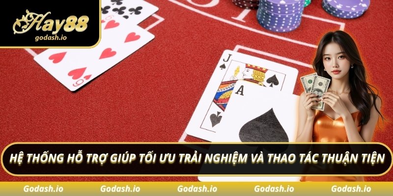 Hệ thống hỗ trợ giúp tối ưu trải nghiệm và thao tác thuận tiện